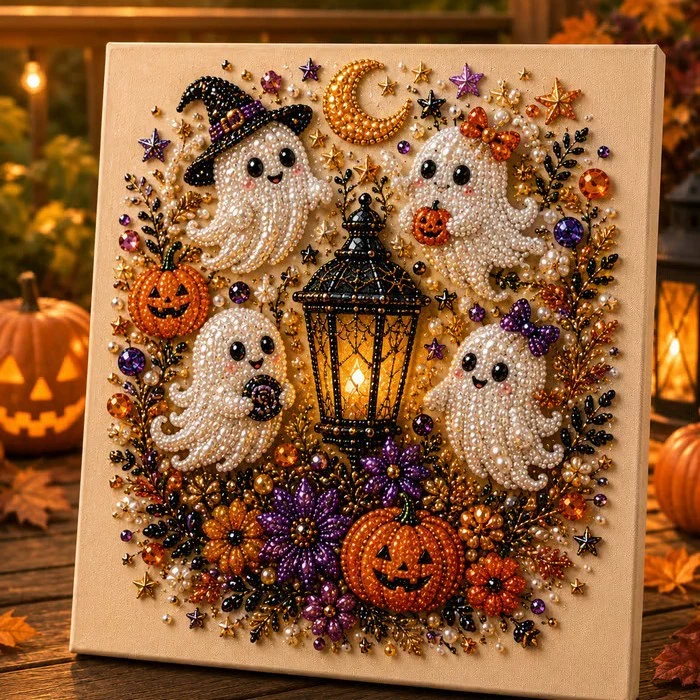 Halloween pearl art DIY kit style 55