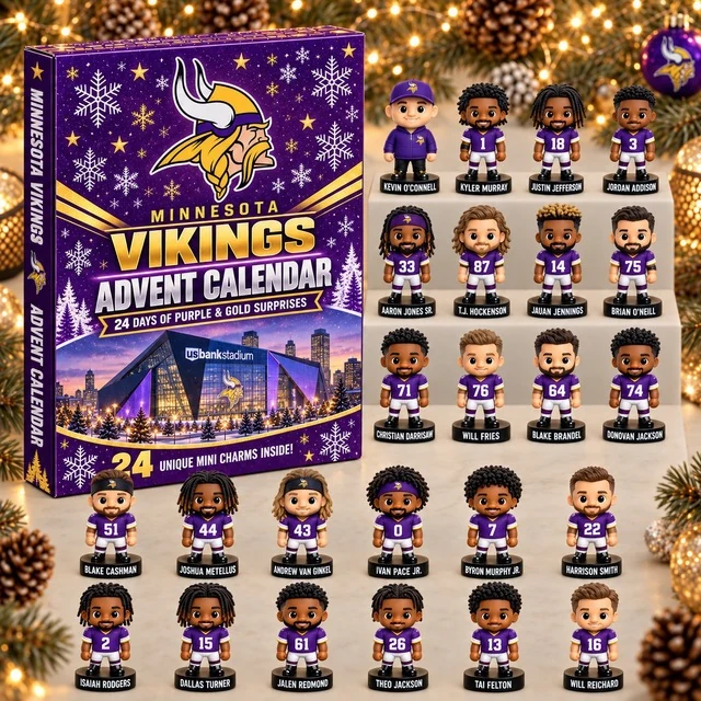 2026 Football Advent Calendar - Minnesota Vikings Edition Blind Box
