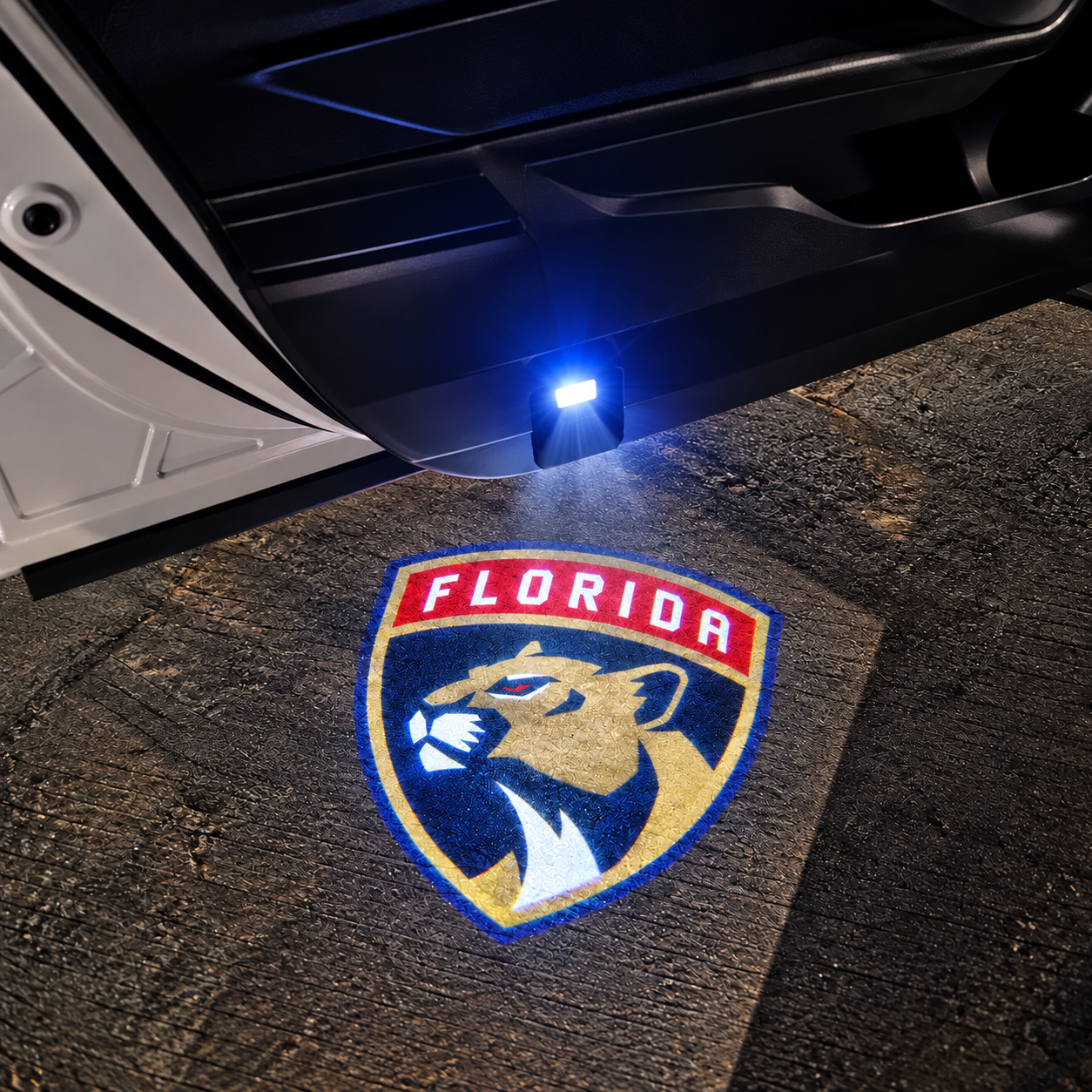 Hockey LED Car Door Projector Light