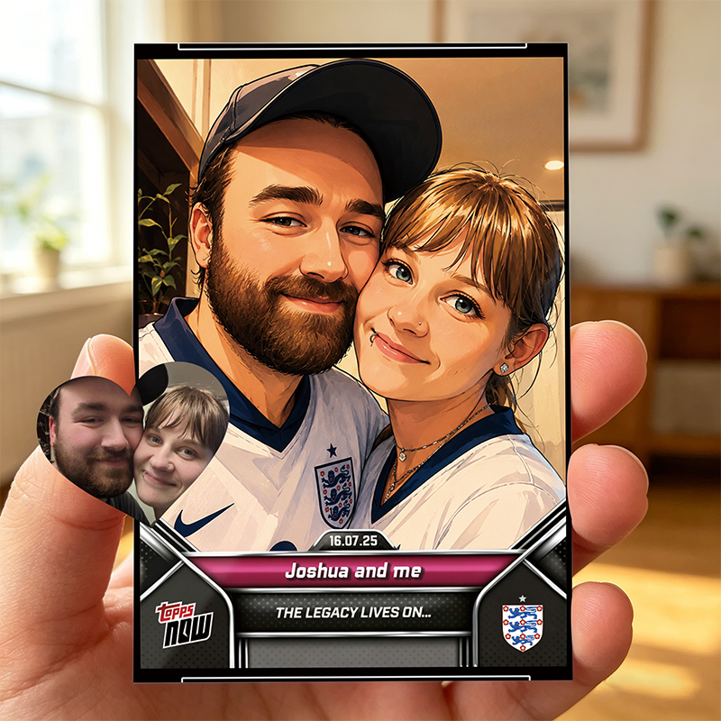 Personalized Anime Football Trading Card Custom Photo Fan Collectible ⚽