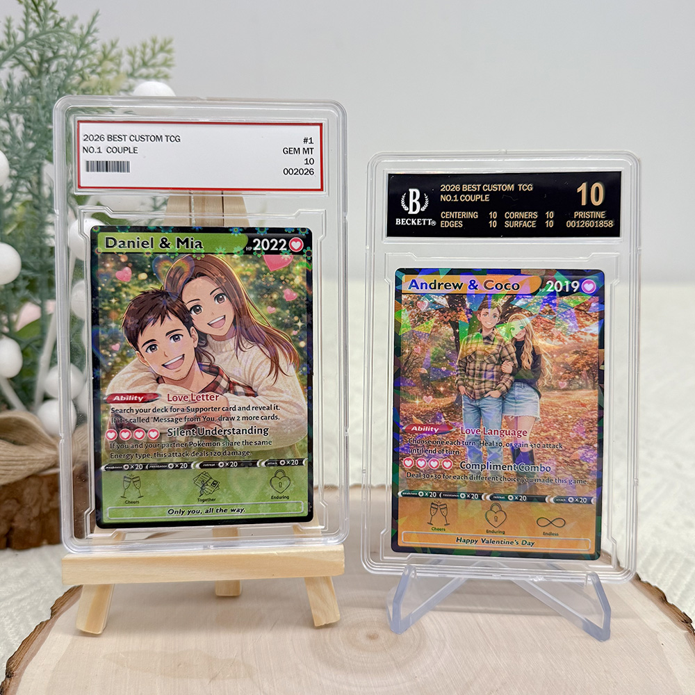 50% OFF💕Personalized Couple Anime Trainer icon Card