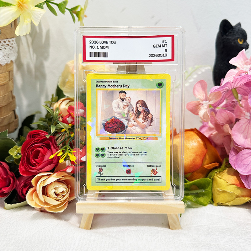 Custom "Legendary Mom" Mother’s Day Anime Style Love TCG Card