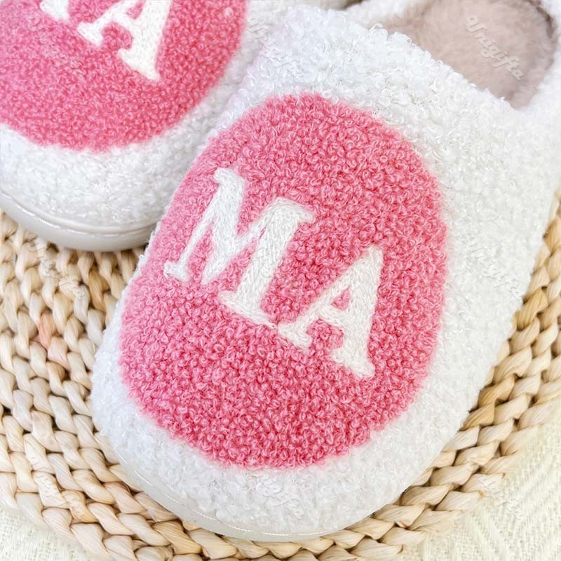Warm And Cozy MAMA Plush Cotton Slippers