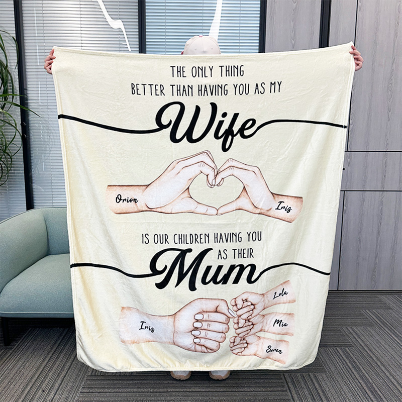 The Only Thing Better Than Having You As My Wife Blanket