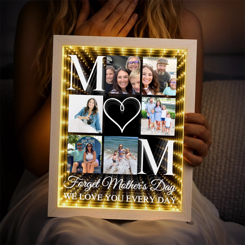 Custom Photo Infinity Mirror Light Box
