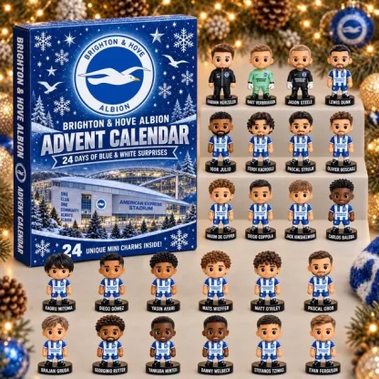 2026 Soccer Teams Advent Calendar - Brighton & Hove Albion Edition Blind Box