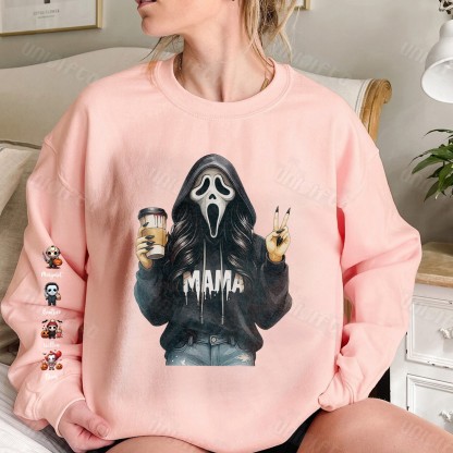 “Spooky Mama” Halloween Ghost Mom Hoodie