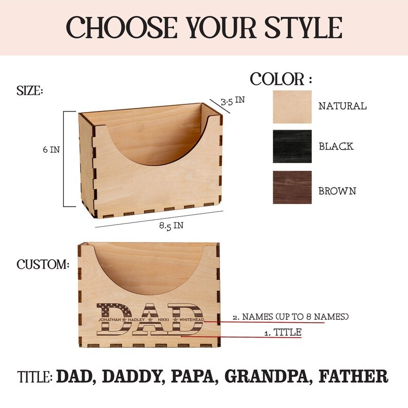 DIY Wooden Hat Holder, Custom Cap Holder With Family Names