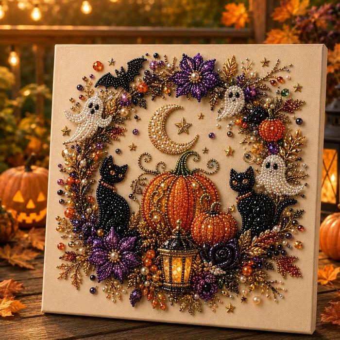 Halloween pearl art DIY kit style 58