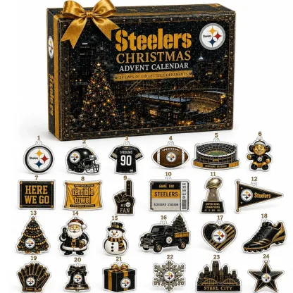 Pittsburgh Steelers Merch Christmas Advent Calendar 2026 Gift For Football Fans