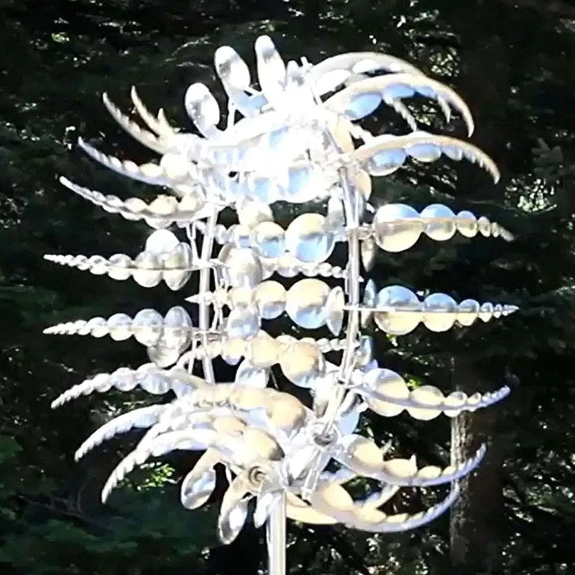 Room Decor Candy Sunflower Design Wind Spinner,Outdoor Hanging Decoration for Garden Patio Yard