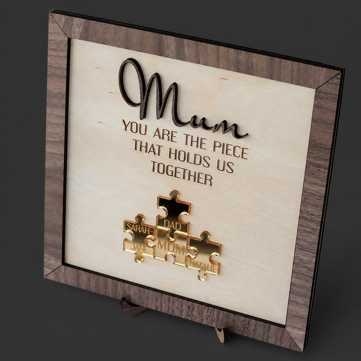Wonderful personalized Wooden Puzzle Sign