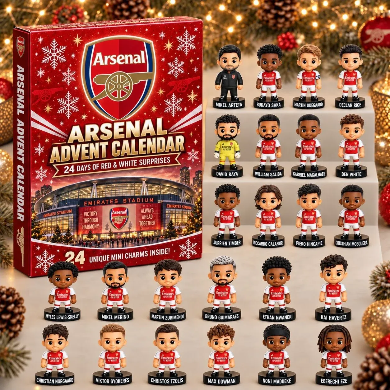 2026 Soccer Teams Advent Calendar - Arsenal Edition Blind Box