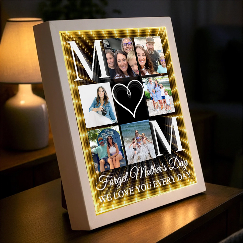 Custom Photo Infinity Mirror Light Box