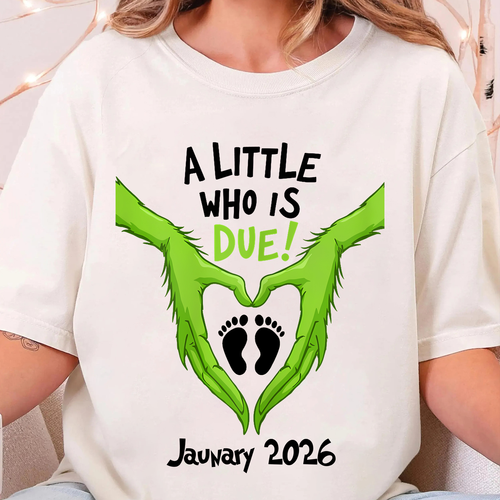 A little who is due sweatshirt