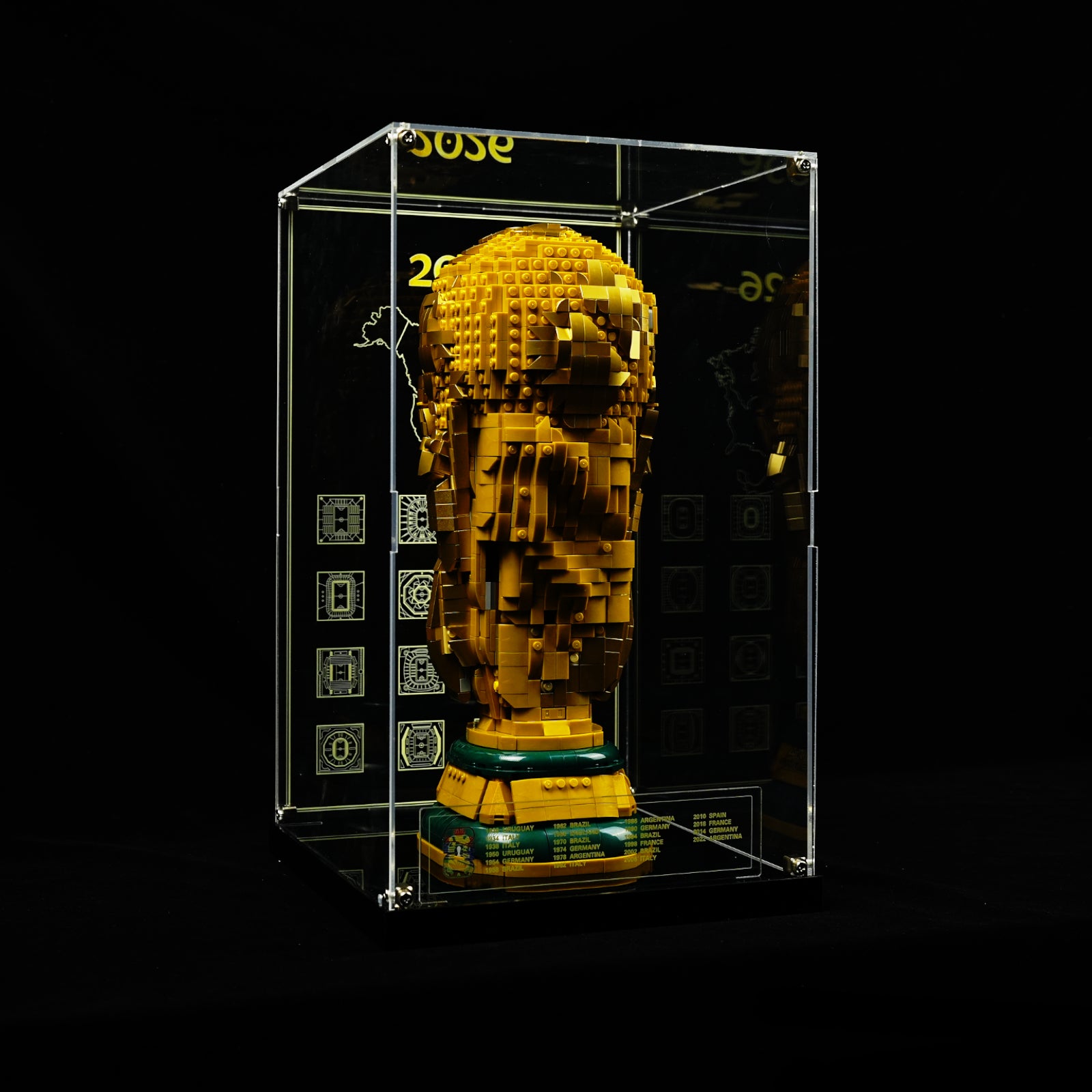 Premium LED Acrylic Display Case for LEGO® 43020 FIFA World Cup™ Trophy