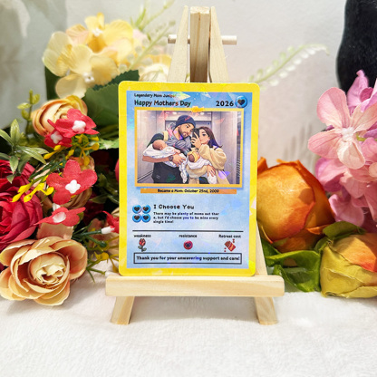 Custom "Legendary Mom" Mother’s Day Anime Style Love TCG Card