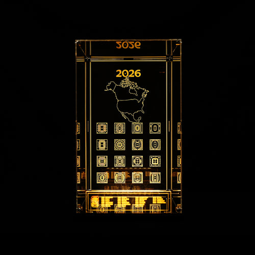 Premium LED Acrylic Display Case for LEGO® 43020 FIFA World Cup™ Trophy