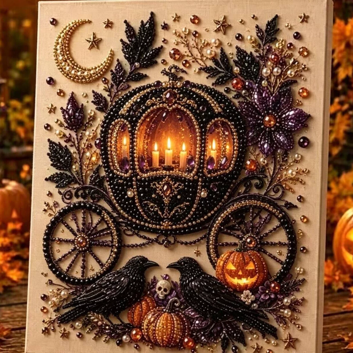 Halloween pearl art DIY kit style 18
