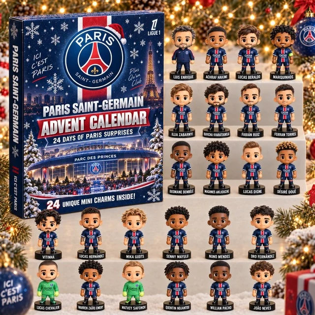 2026 Soccer Teams Advent Calendar - Paris Saint-Germain Edition Blind Box