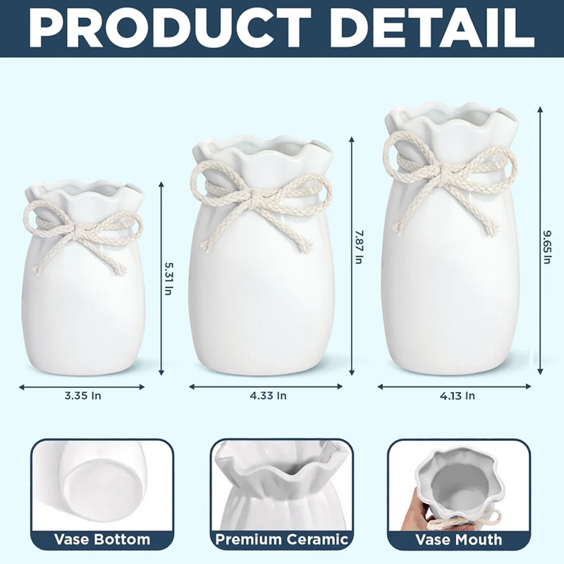 Custom To My Mom Flower Vase With Ribbon