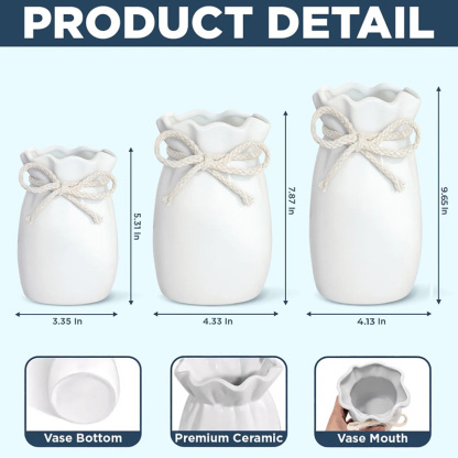 Custom To My Mom Flower Vase With Ribbon