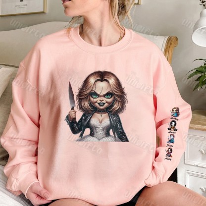 “Spooky Mama” Halloween Customizable Crewneck Hoodies