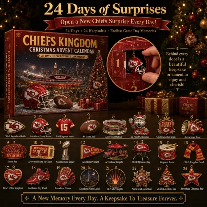 Chiefs Kingdom Football Christmas Advent Calendar