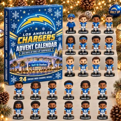 2026 Football Advent Calendar - Los Angeles Chargers Edition Blind Box