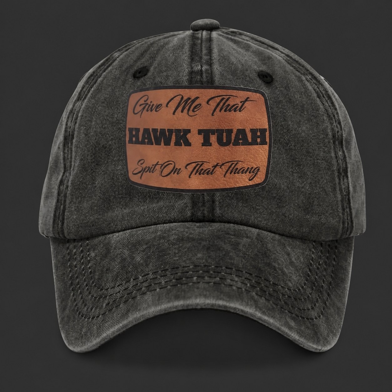 Hawk Tuah Spit On That Thing Print Sun Hat