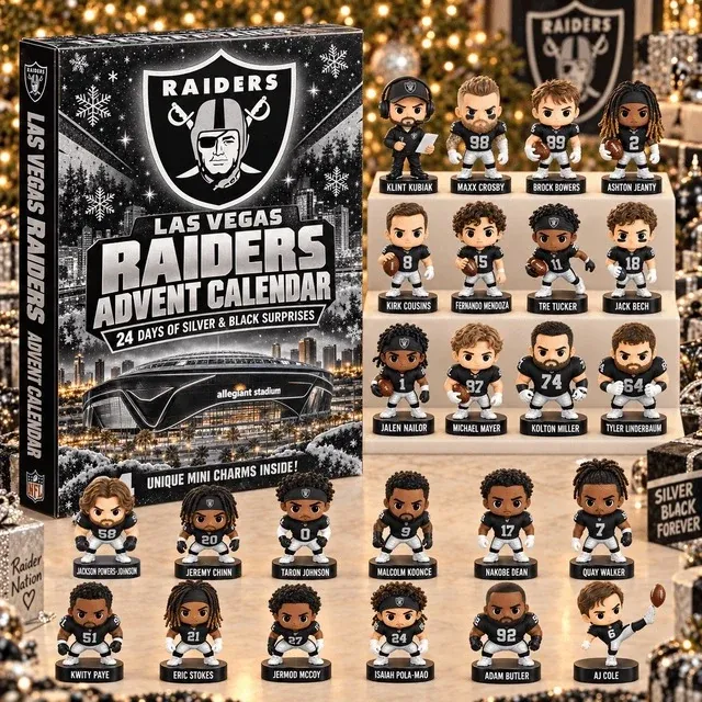 2026 Football Advent Calendar - Las Vegas Raiders Edition Blind Box