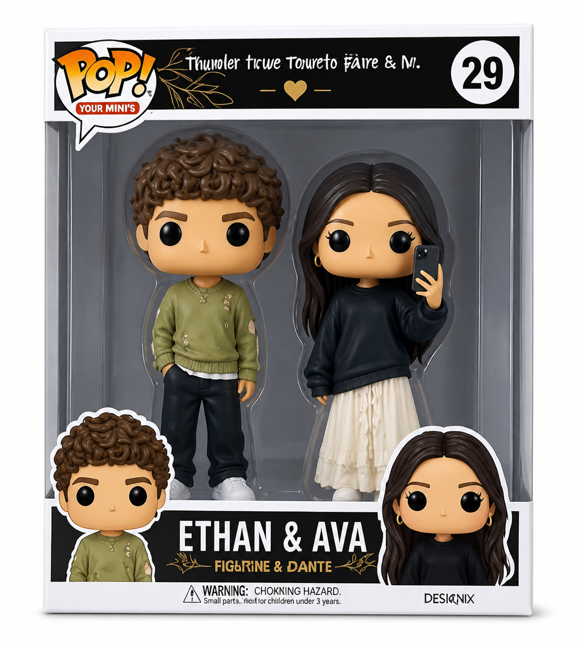 Custom Mini Me Pop Figurine