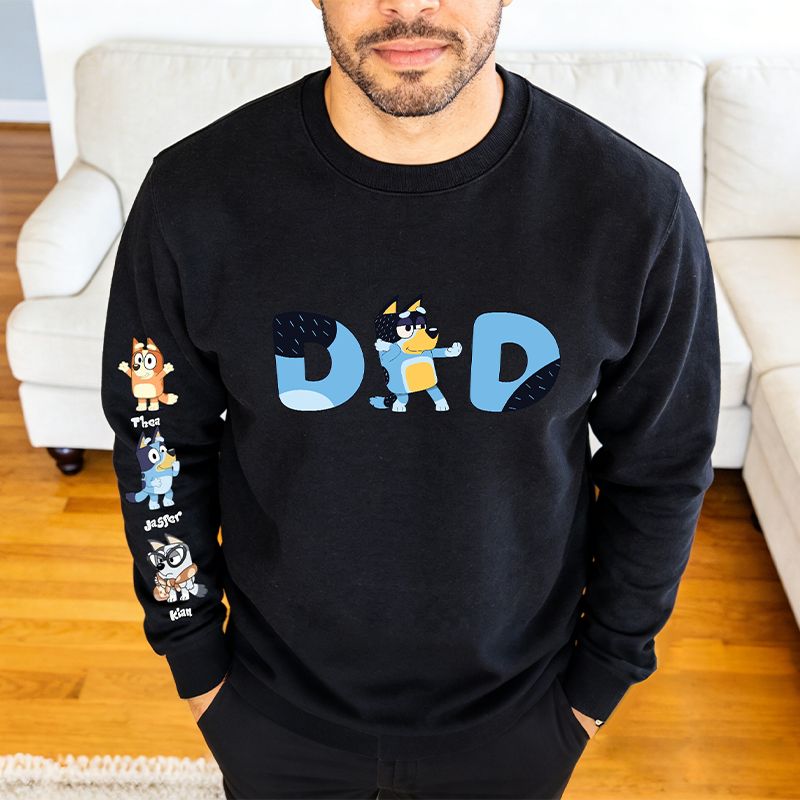 Mom & Dad Cartoon-Inspired Matching Shirt – Cute Family Graphic Tee Set