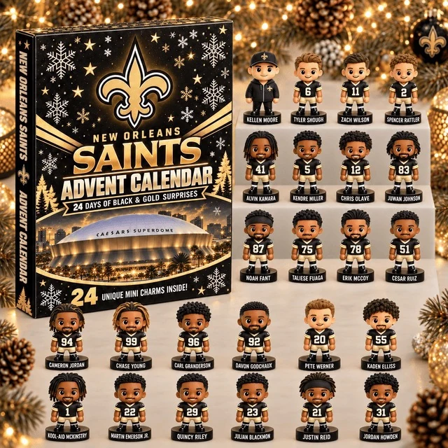 2026 Football Advent Calendar - New Orleans Saints Edition Blind Box