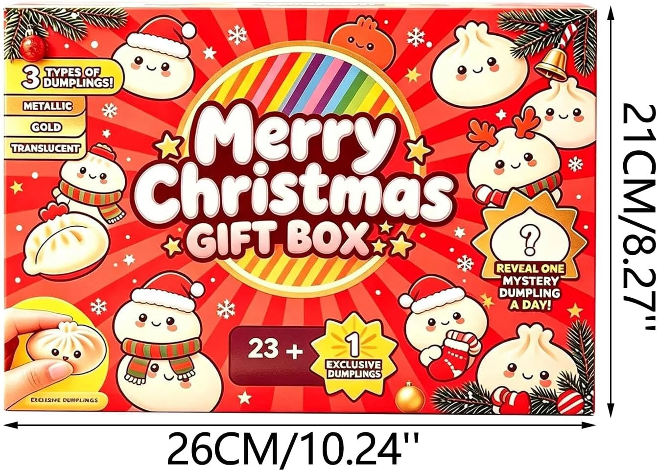 2026 dumpling squishy countdown calendar