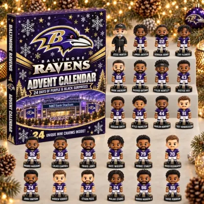 2026 Football Advent Calendar - Baltimore Ravens Edition Blind Box
