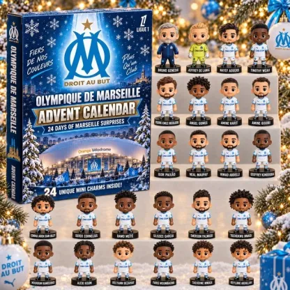 2026 Soccer Teams Advent Calendar - Olympique de Marseille Edition Blind Box