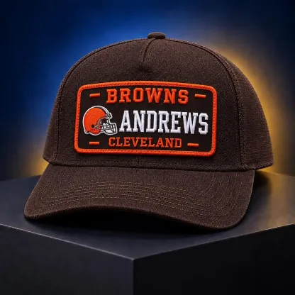 Personalized Cleveland Browns Embroidered Football Cap