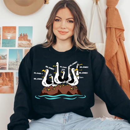 Personalized "Finding Nemo Seagull" Teacher T-Shirt - Custom Teacher Name Funny School Tee, Teacher Appreciation Gift