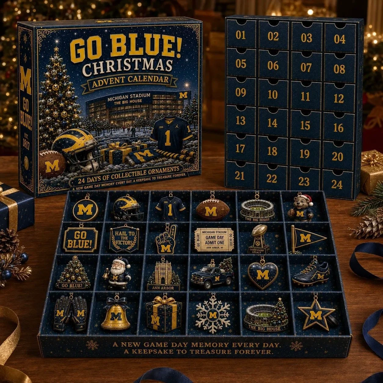 Michigan Wolverines 24-day advent calendar