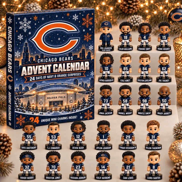 2026 Football Advent Calendar - Chicago Bears Edition Blind Box