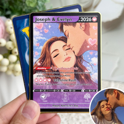 50% OFF💕Personalized Couple Anime Trainer icon Card