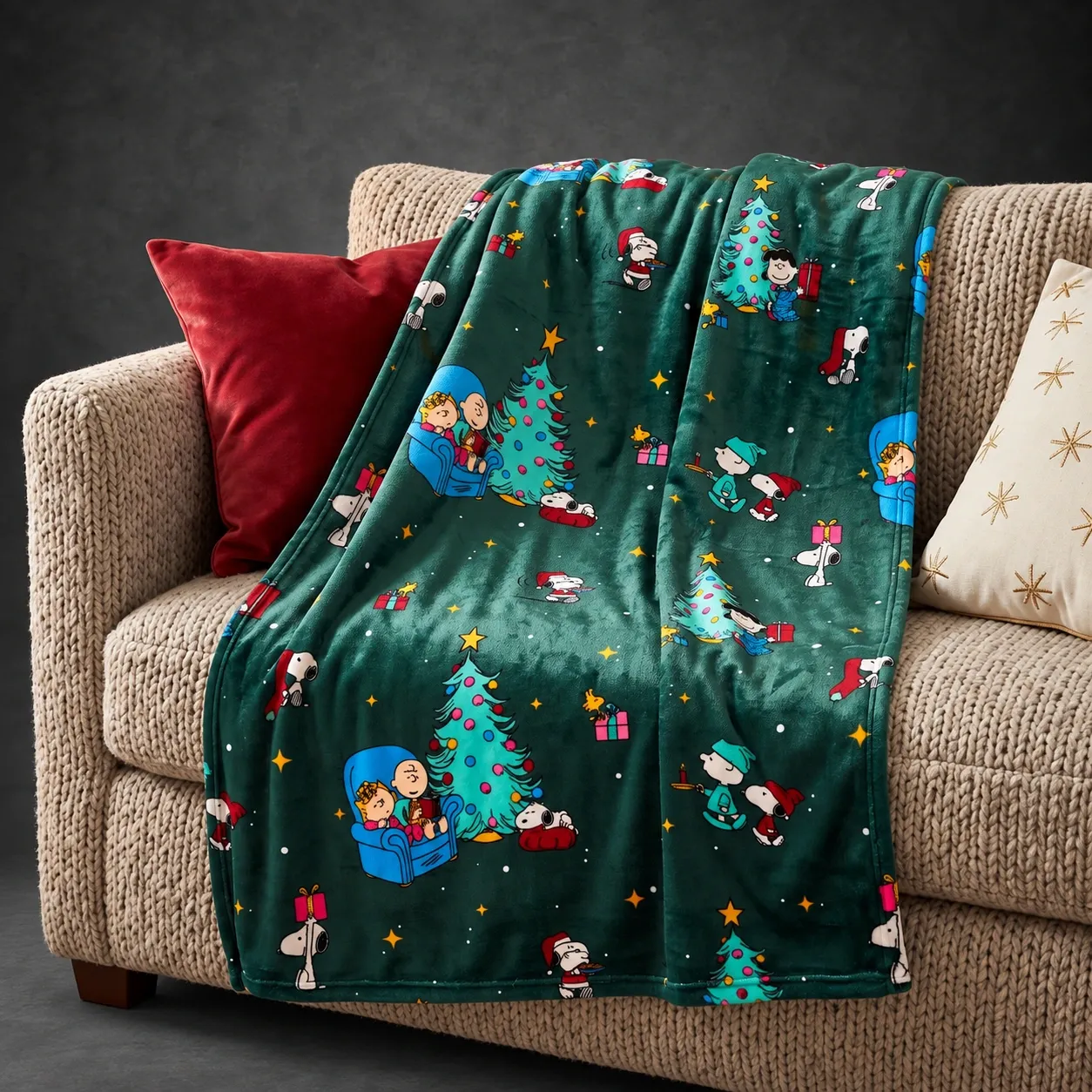 Snowman Winter Throw Blanket