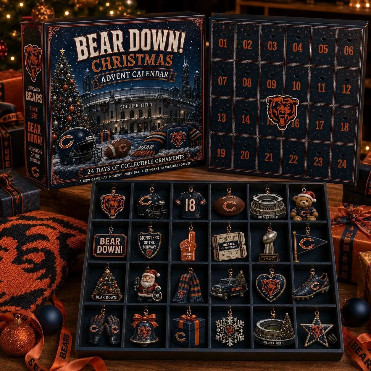 Chicago Bears 24-day advent calendar