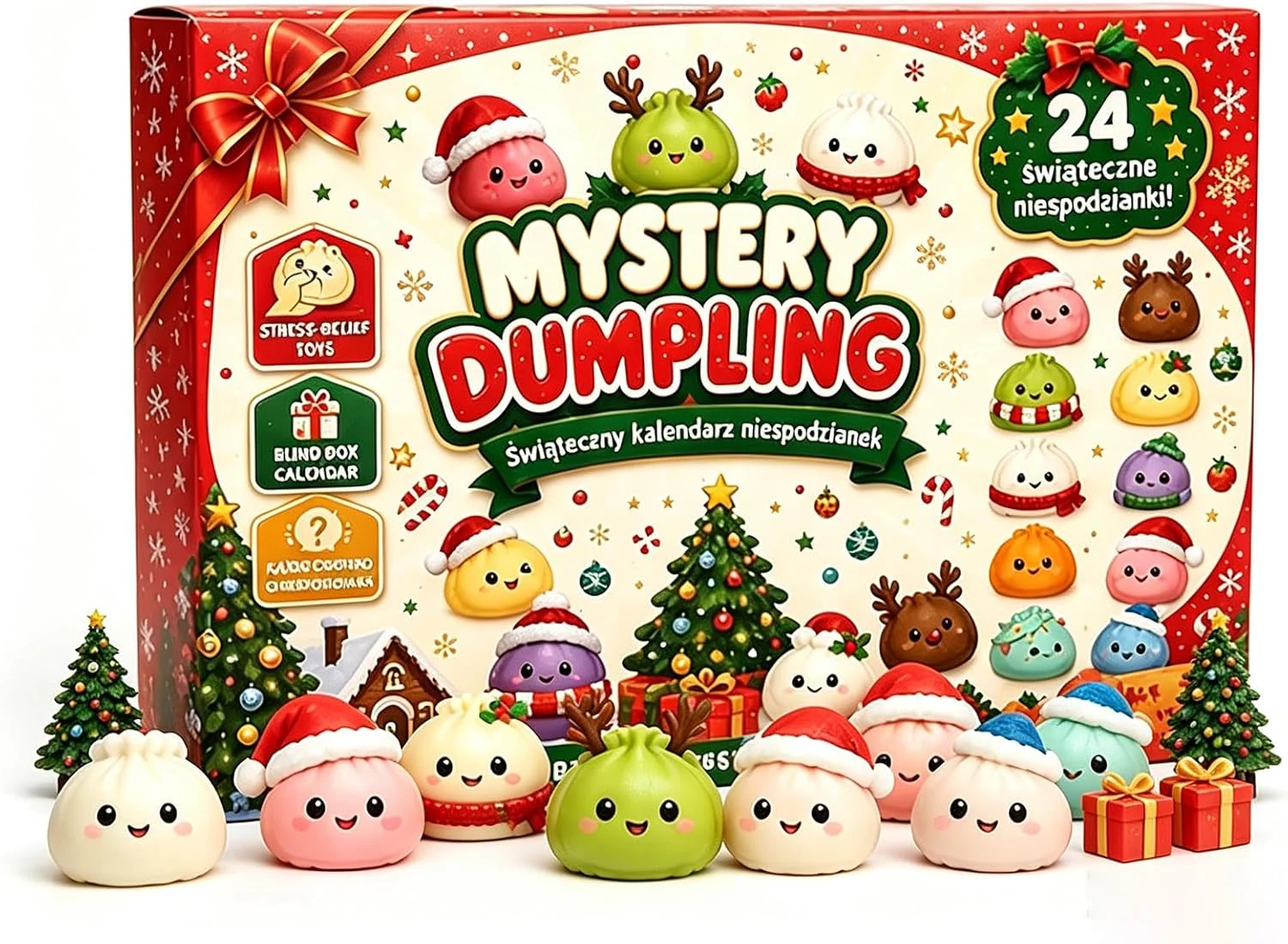 2026 Christmas Dumpling Squishy Advent Calendar