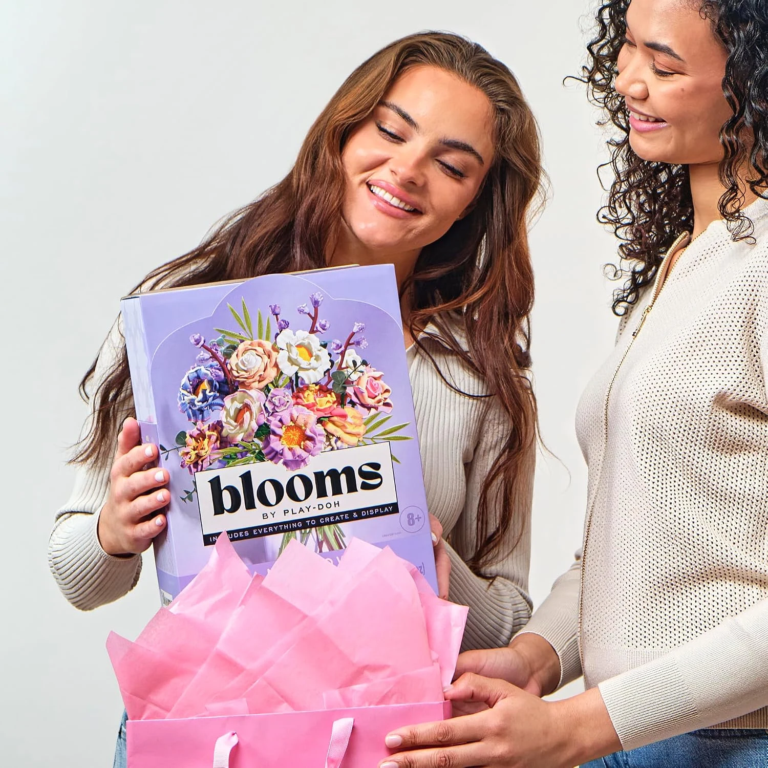 Play-Doh Blooms Meadow Flower Bouquet Making Kit - Purple