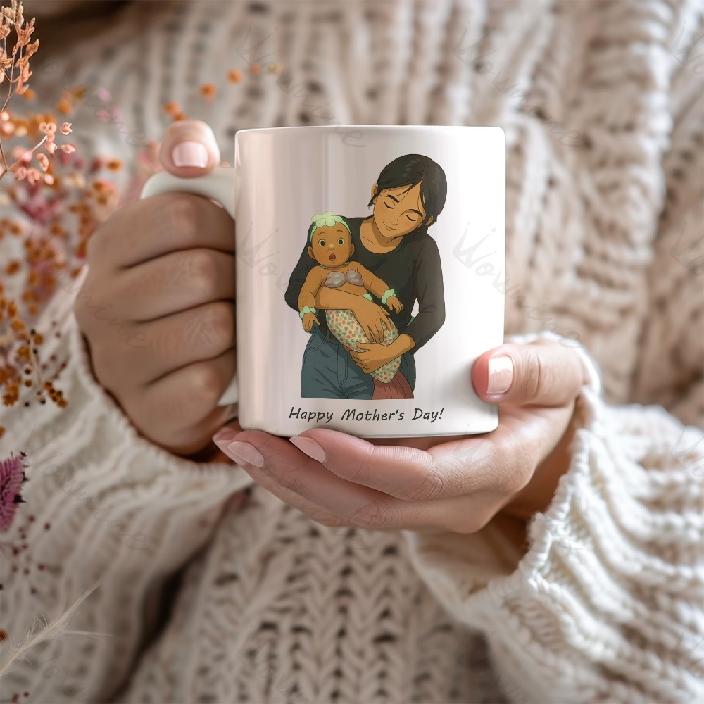 Custom Photo Ghibli Style Mug