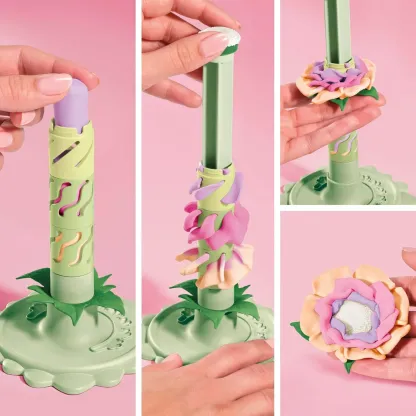 Play-Doh Blooms Garden Flower Bouquet Making Kit - Pink