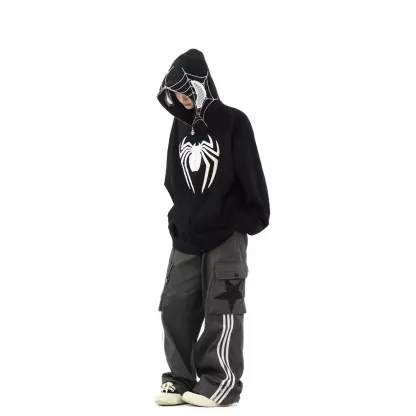 Spidey Masked Zip-Up Embroidered Hoodie - image 4