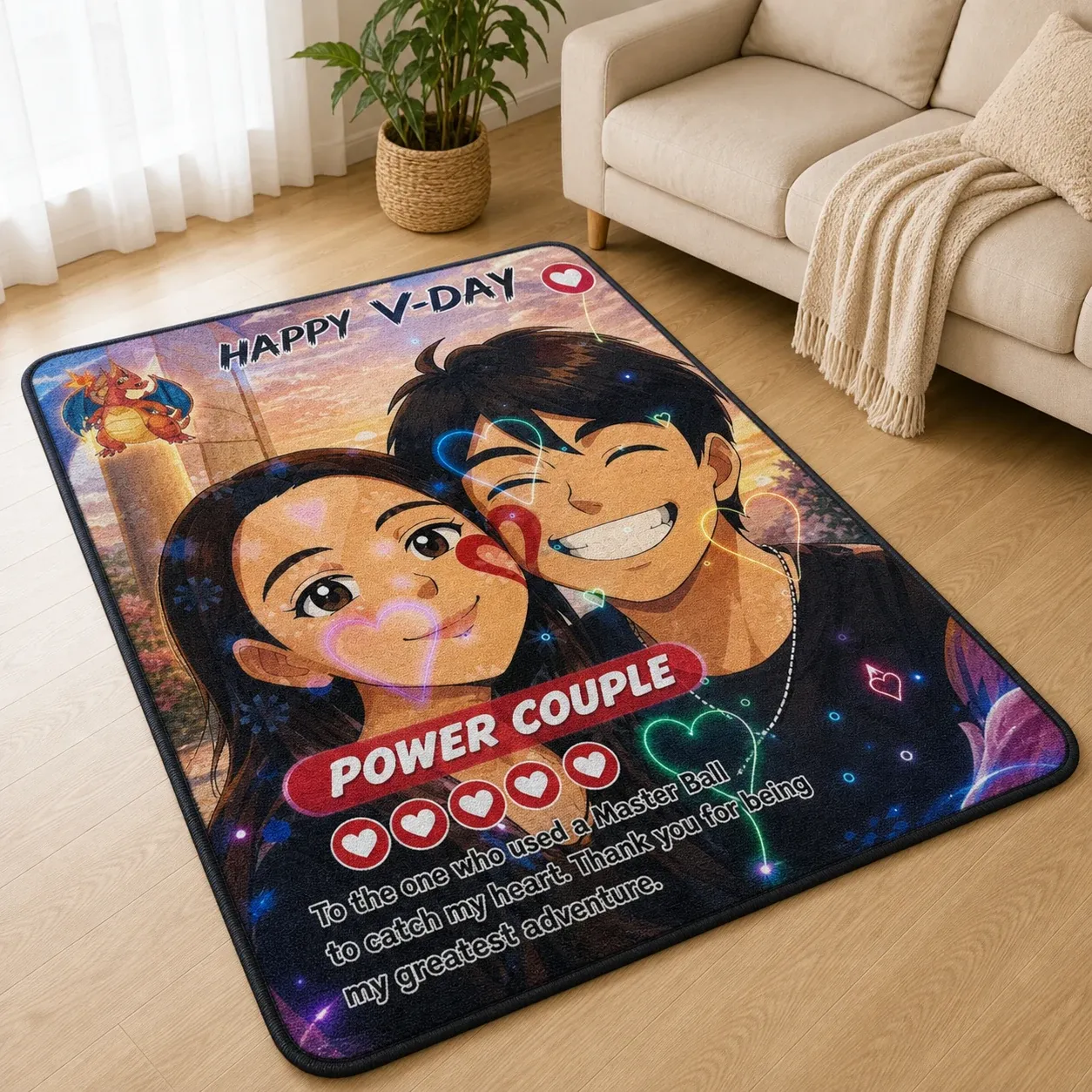 Personalized Photo Anime VMAX Rug